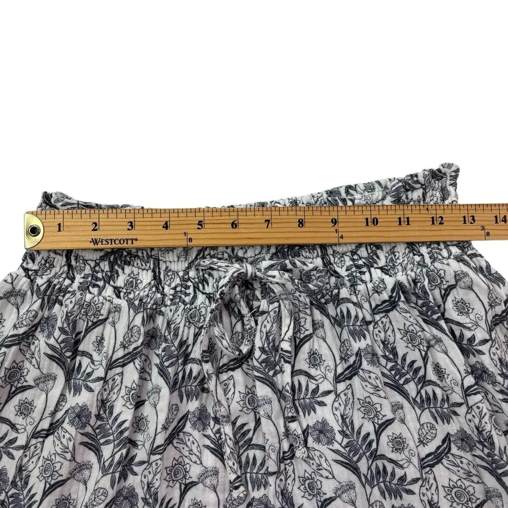 Cupcakes &‎ Cashmere Women's XL Floral Cottagecore Pull On Elastic Waist Skirt - Picture 7 of 16